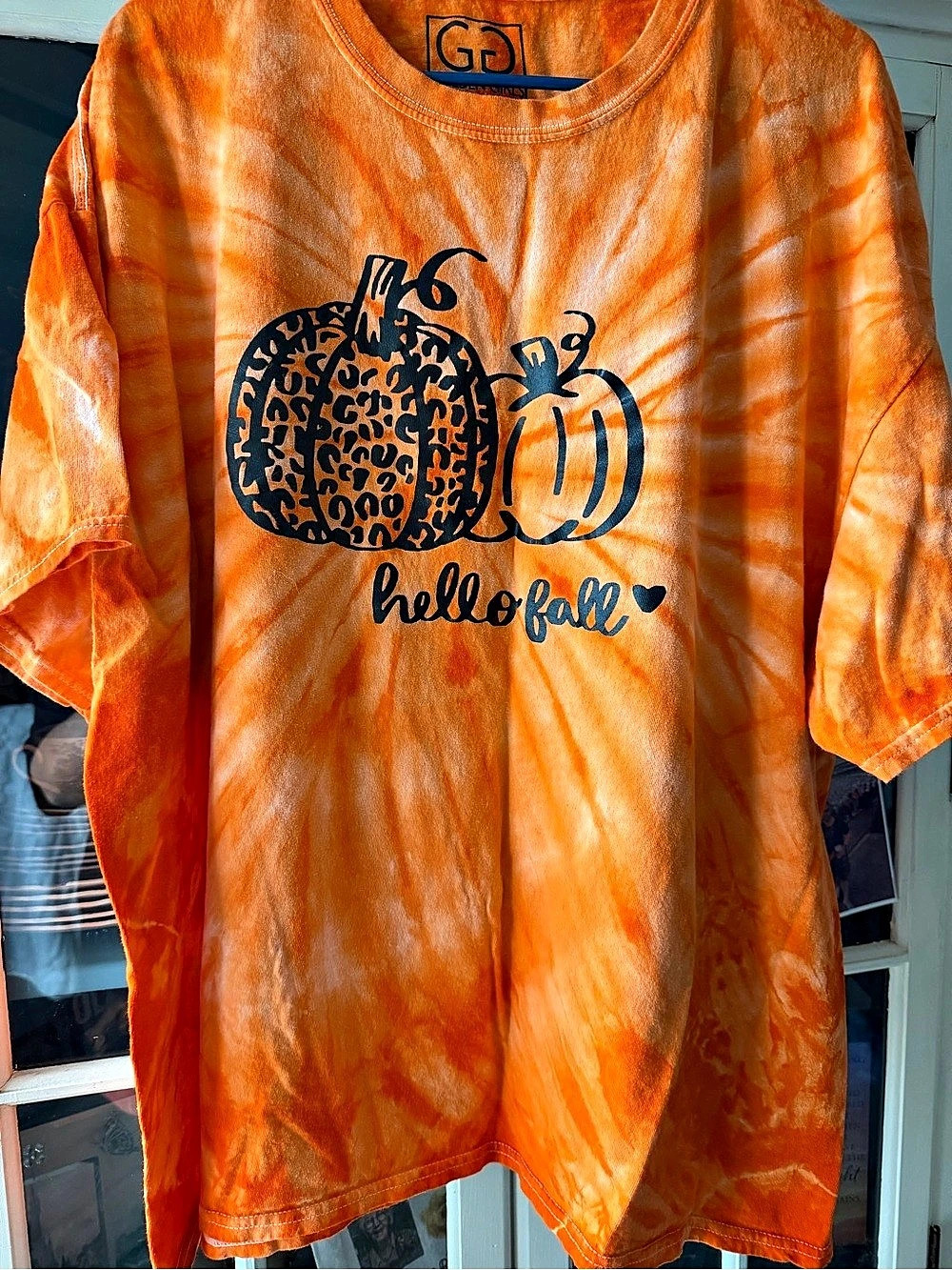 Pumpkin Tie-Dye Tee